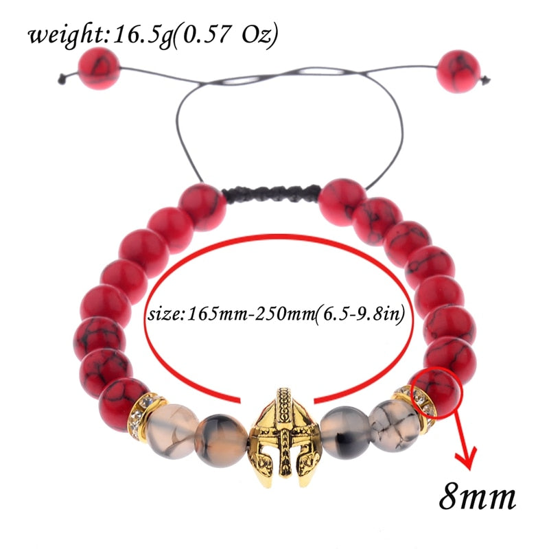 RED TURQUOISE STONE BRACELET 