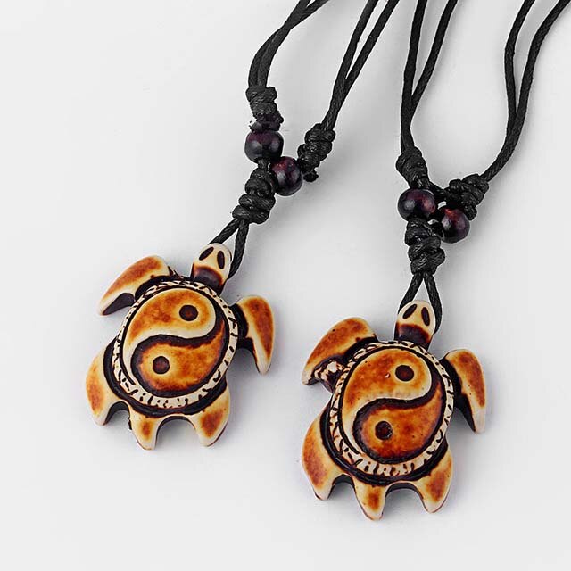 PENDENTIF TRIBAL TORTUE DE MER