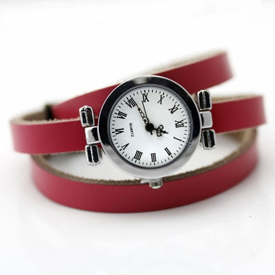 MONTRE LONGUE EN CUIR POUR FEMMES - BOSSOUASHOP