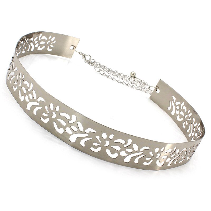 CEINTURES EN MÉTAL À PAILLETTES VINTAGE POUR FEMMES