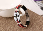 BRACELET EN CUIR TRESSÉ