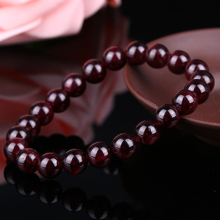 BRACELET BRÉSILIEN EN GRENAT NATUREL