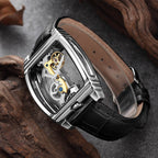 MONTRE MECANIQUE TRANSPARENTE ET AUTOMATIQUE POUR HOMMES - BOSSOUASHOP