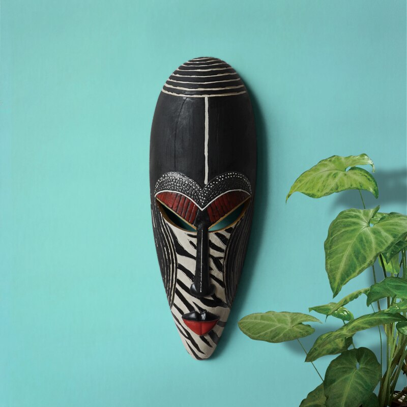 RETRO RESIN CREATIVE ETHNIC MASKS 