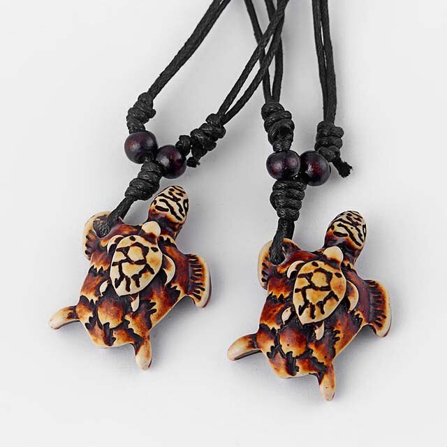 PENDENTIF TRIBAL TORTUE DE MER