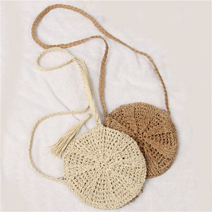 RATTAN SHOULDER BAG 