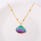 COLLIER BOHO EN COQUILLAGE