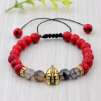 RED TURQUOISE STONE BRACELET 