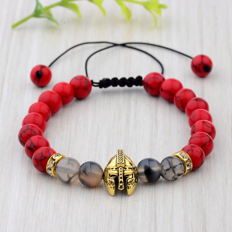 RED TURQUOISE STONE BRACELET 