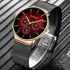 MONTRE À QUARTZ ULTRA-MINCE POUR HOMMES