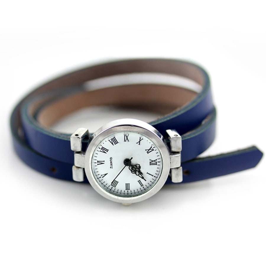 MONTRE LONGUE EN CUIR POUR FEMMES - BOSSOUASHOP