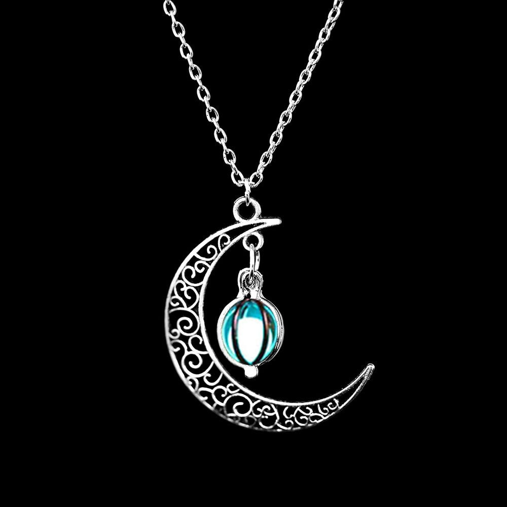 COLLIER A PENDENTIF LUMINEUX