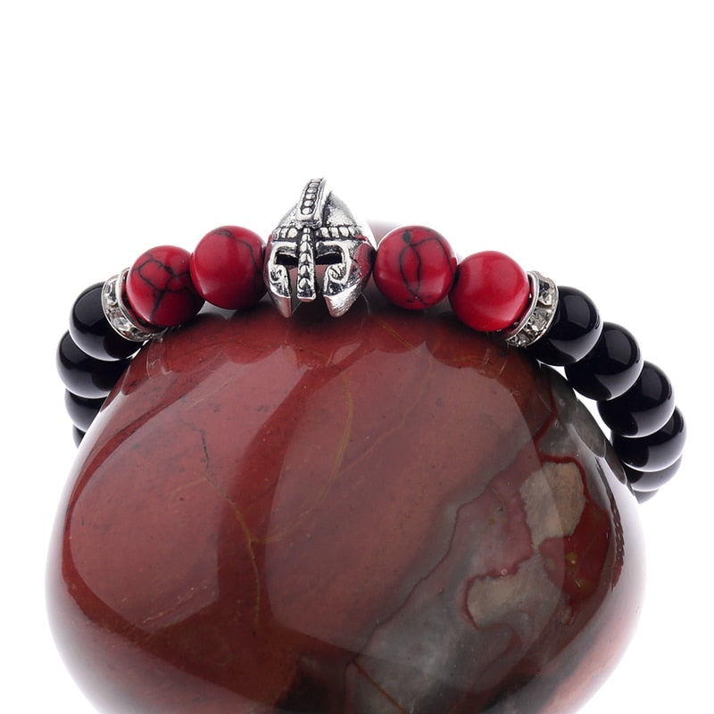 RED TURQUOISE STONE BRACELET 