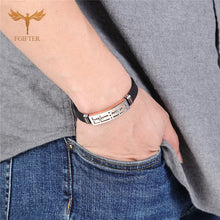 Charger l&#39;image dans la galerie, BRACELET EGC EN CUIR POUR COUPLE
