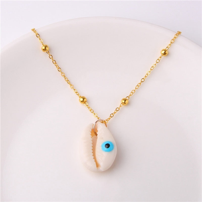COLLIER BOHO EN COQUILLAGE