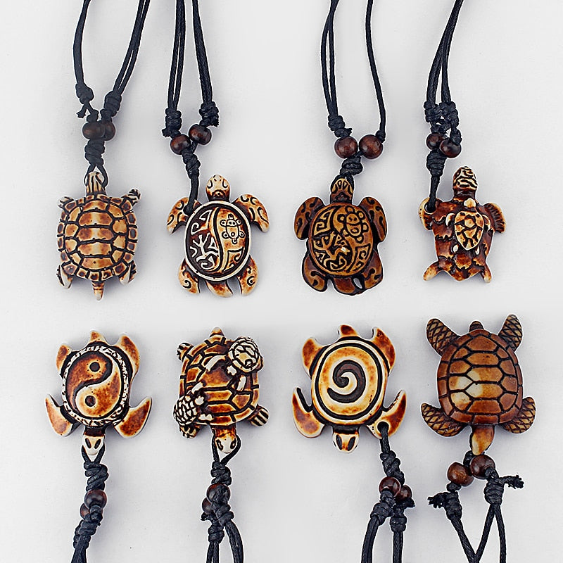 PENDENTIF TRIBAL TORTUE DE MER