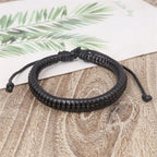 UNISEX GENUINE LEATHER FASHION BRACELET 