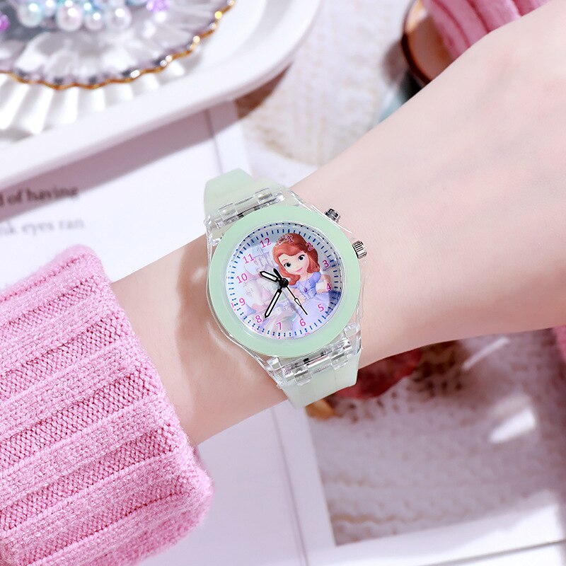 MONTRE LUMINEUSE DISNEY POUR ENFANTS