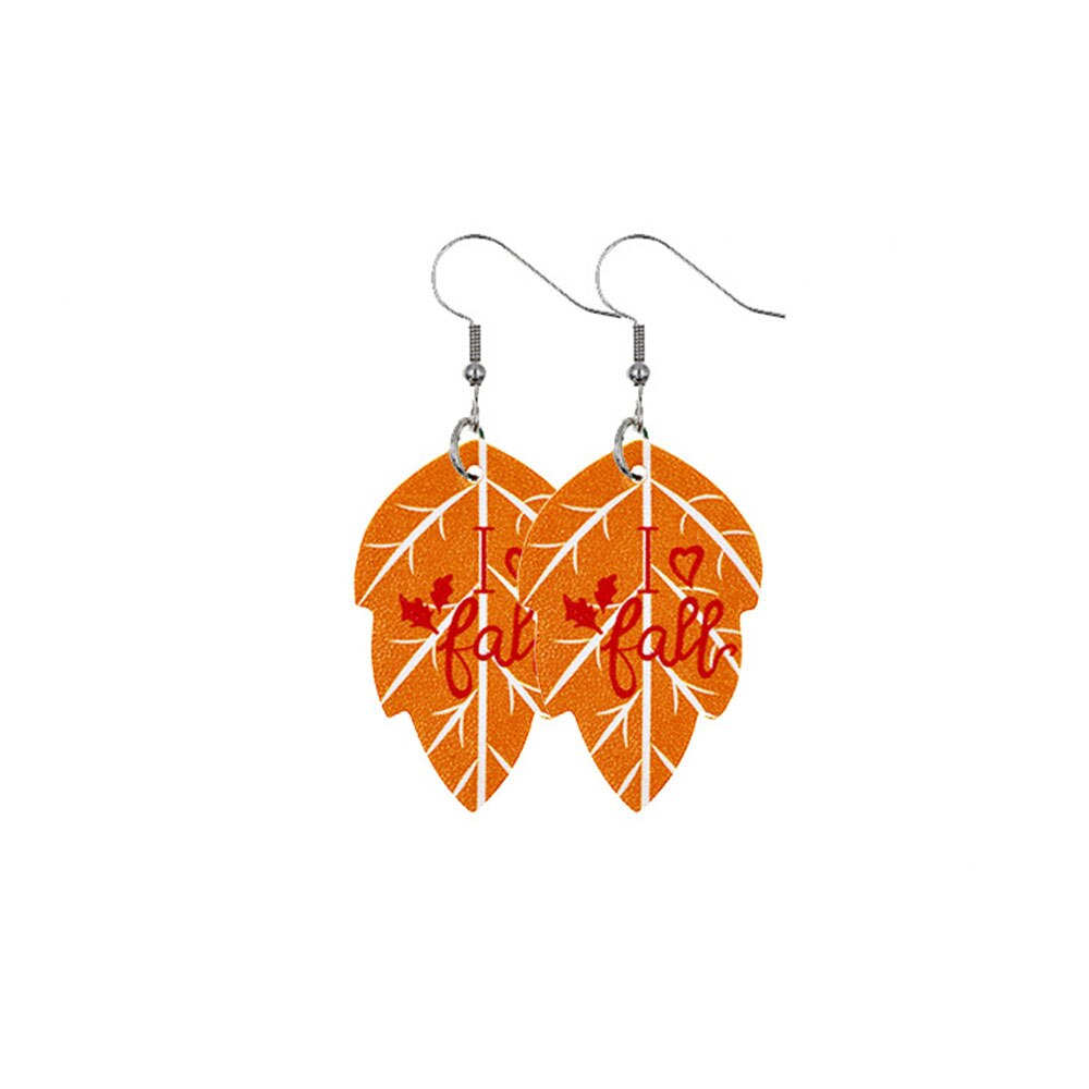 MAPLE LEATHER EARRINGS