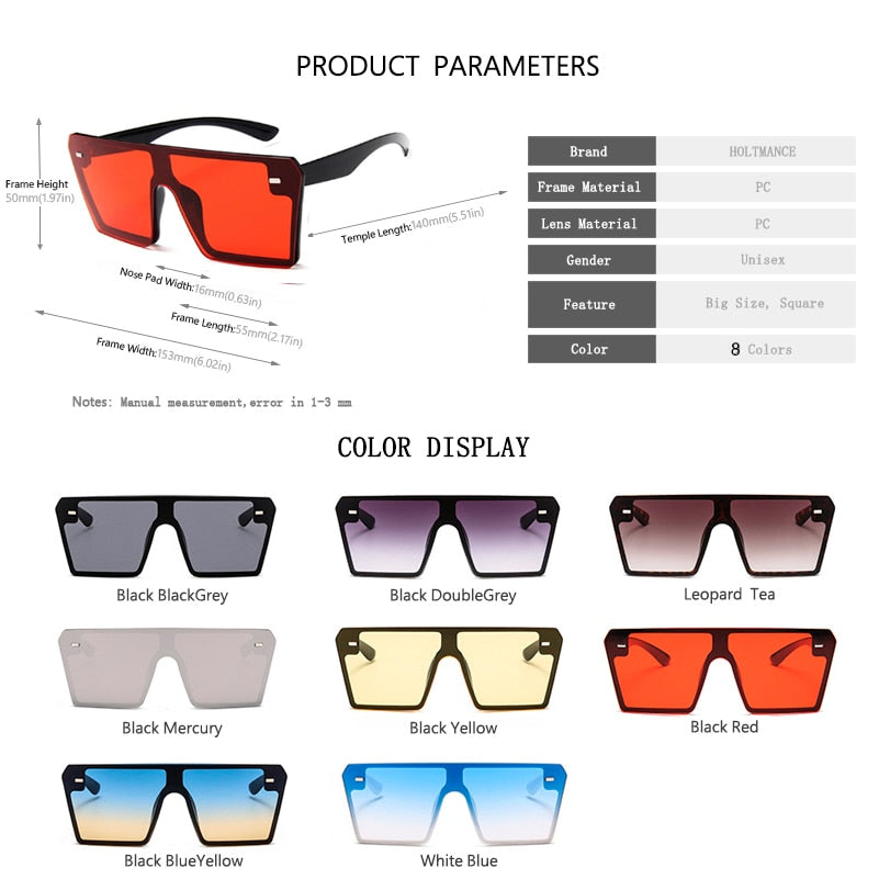 LUNETTES DE SOLEIL CARRÉES