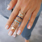 BOHO RINGS SET 