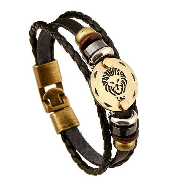 12 CONSTELLATIONS LEATHER STRAP 
