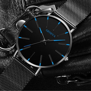 MONTRE MINIMALISTE EN MAILLE D'ACIER INOXYDABLE - BOSSOUASHOP