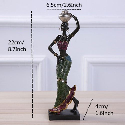 FIGURINE VINTAGE  DE STYLE ETHNIQUE