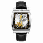 MONTRE MECANIQUE TRANSPARENTE ET AUTOMATIQUE POUR HOMMES - BOSSOUASHOP