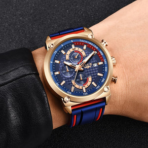 MONTRE-BRACELET EN SILICONE POUR HOMMES