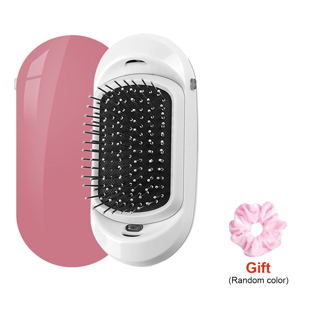 BROSSE A CHEVEUX ELECTRIQUE A IONS NEGATIFS