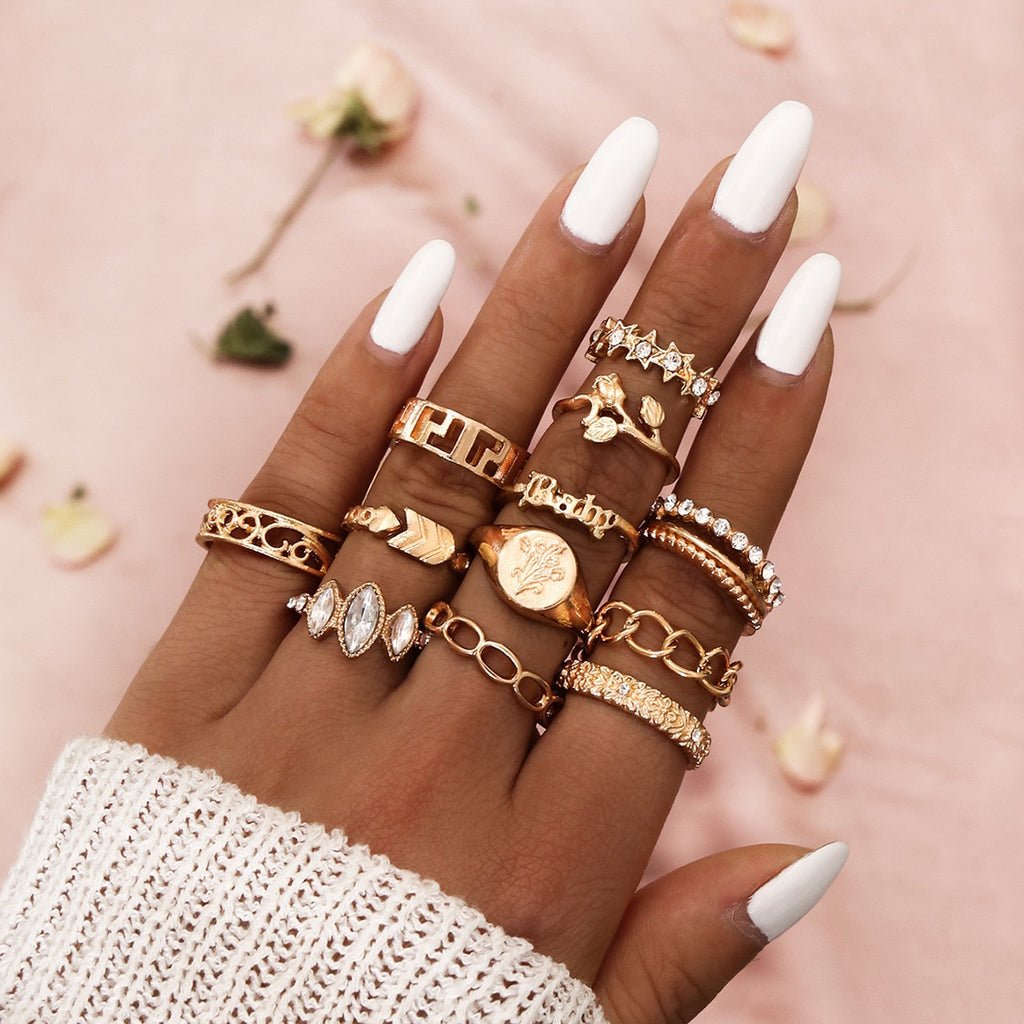 BOHO RINGS SET 