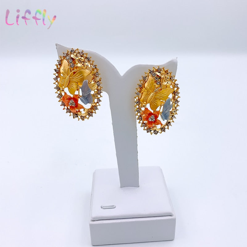 PARURE DE BIJOUX ETHNIQUES À BRELOQUES