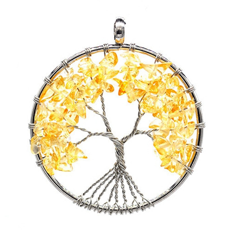 NECKLACES WITH PENDANT IN NATURAL STONES 