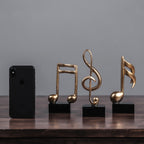 SCULPTURE D'ART EN RÉSINE, NOTE DE MUSIQUE