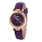 MONTRE-BRACELET EN CUIR ET CRISTAL POUR FEMMES - BOSSOUASHOP