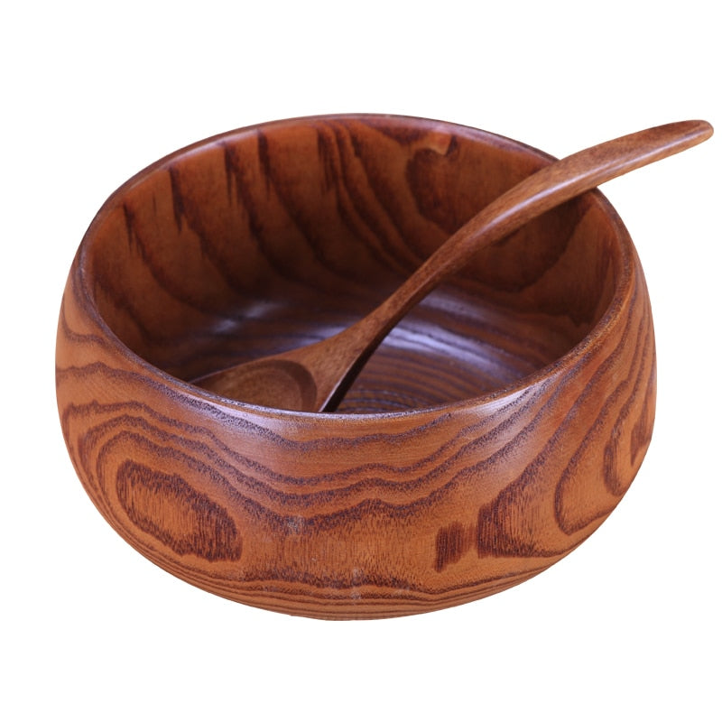 LARGE WOODEN TIGELA BOWL 