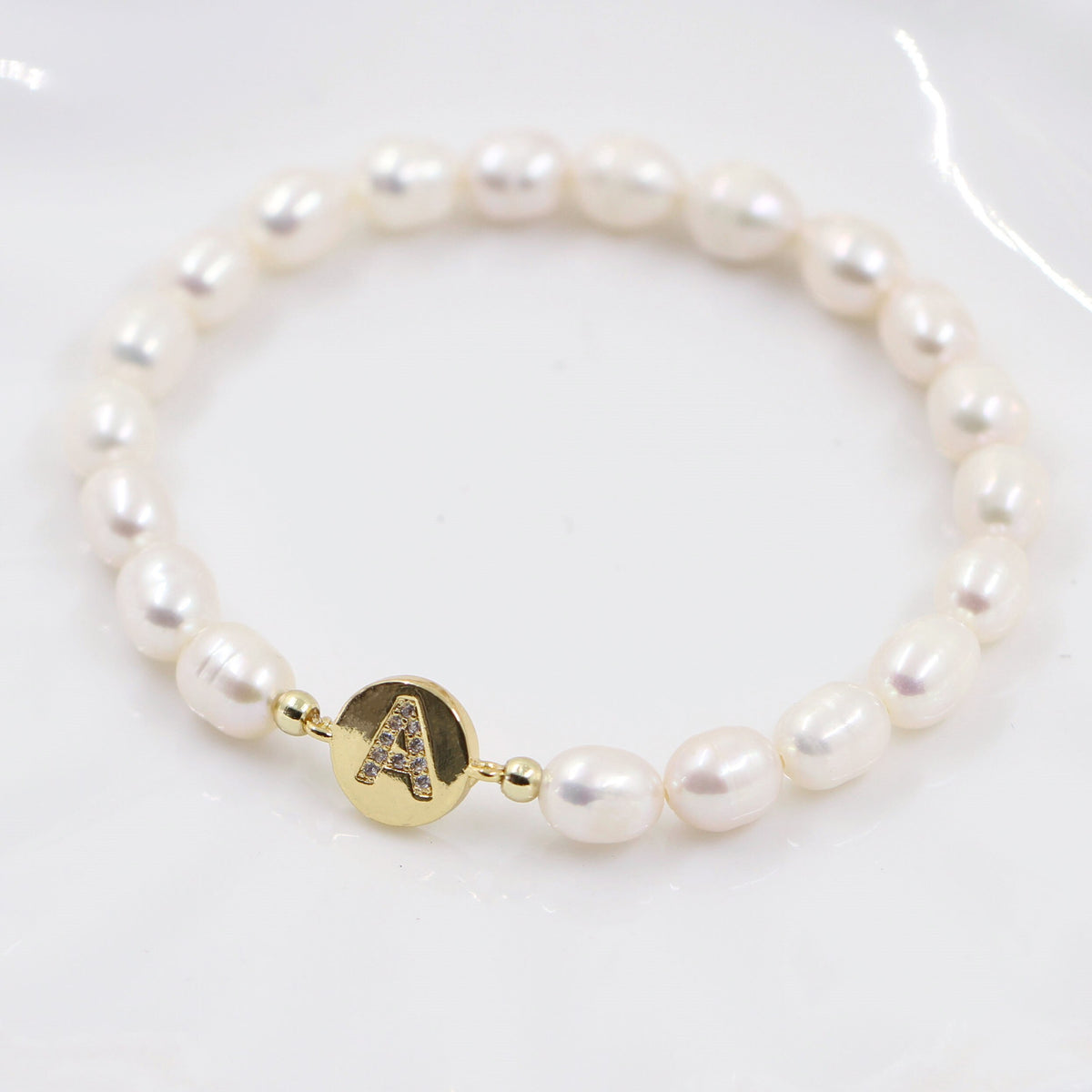 BRACELET EN PERLES NATURELLES POUR FEMMES
