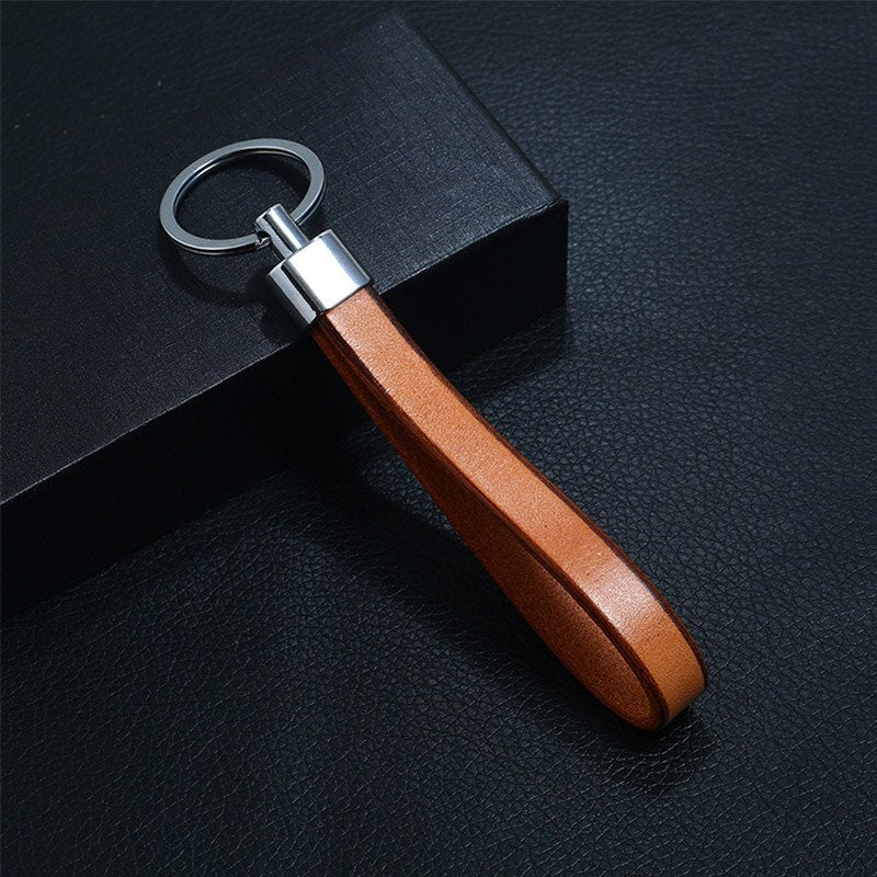 HANDMADE VINTAGE LEATHER KEY RING