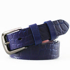 CEINTURE VINTAGE EN CUIR VÉRITABLE POUR FEMMES