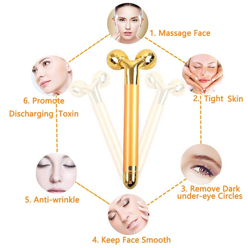 ROULEAU DE MASSAGE FACIAL VIBRANT