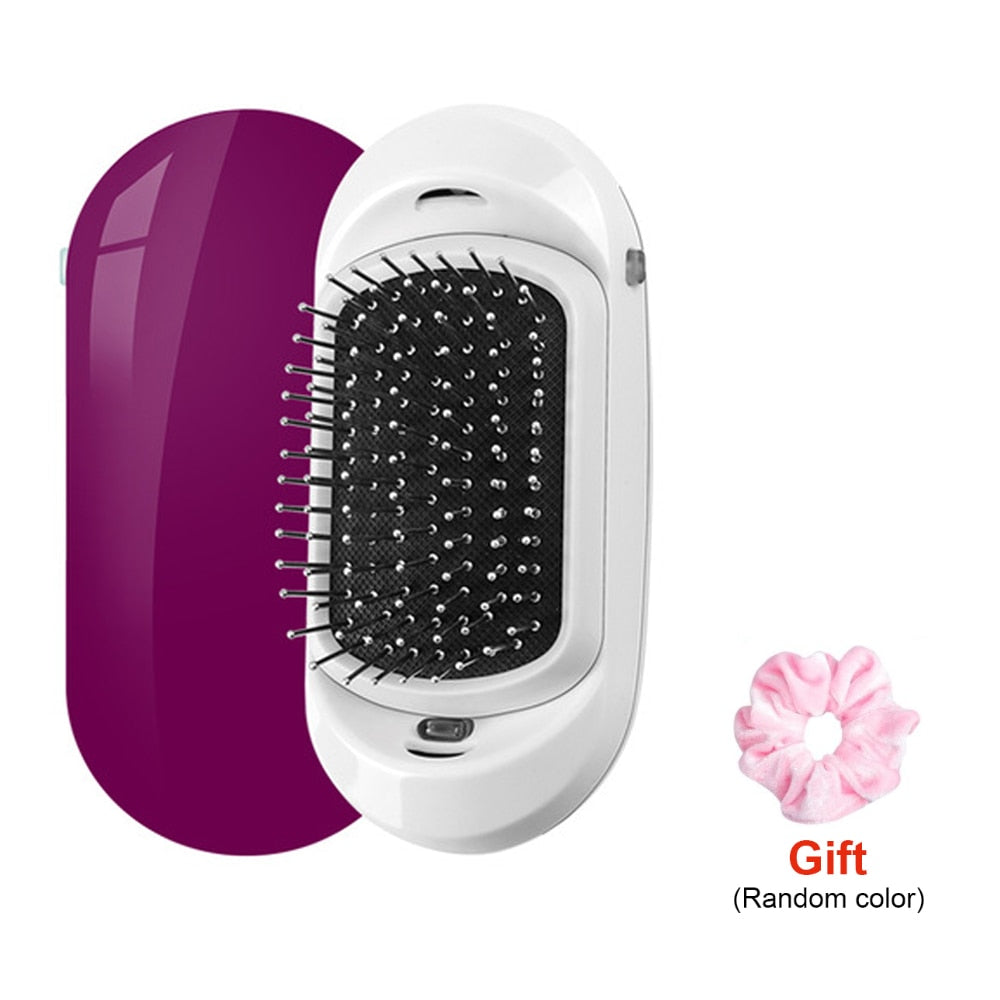 BROSSE A CHEVEUX ELECTRIQUE A IONS NEGATIFS