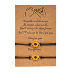 BRACELETS D'AMITIÉS TOURNESOL -VINTAGE - BOSSOUASHOP