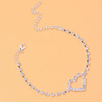 BRACELET DE CHEVILLE EN STRASS - BOSSOUASHOP