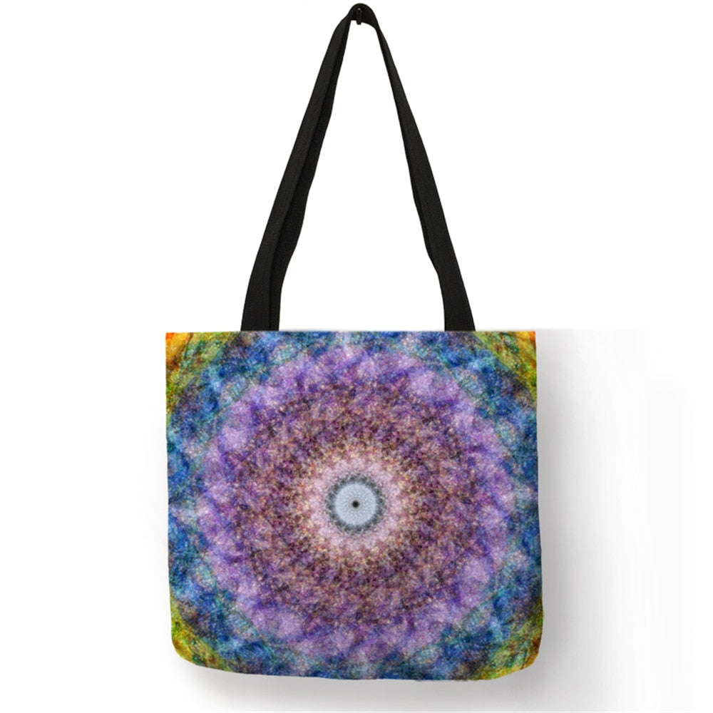 SACS FOURRE-TOUT À FLEURS DE MANDALA