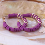 BOUCLES D'OREILLES EN ARGILE DOUCE
