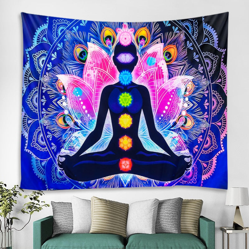 HIPPY WALL TAPESTRY 