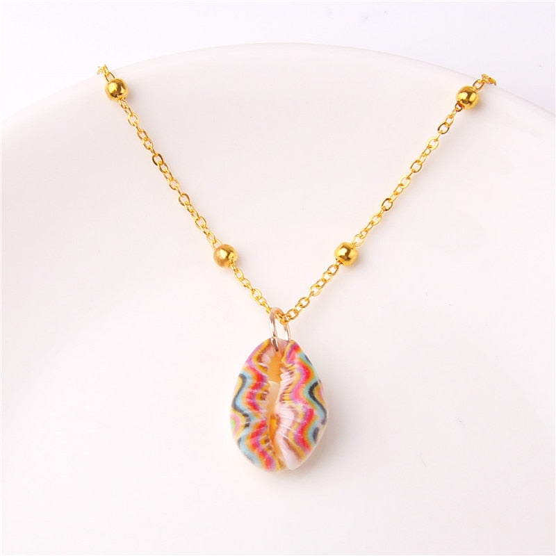 COLLIER BOHO EN COQUILLAGE