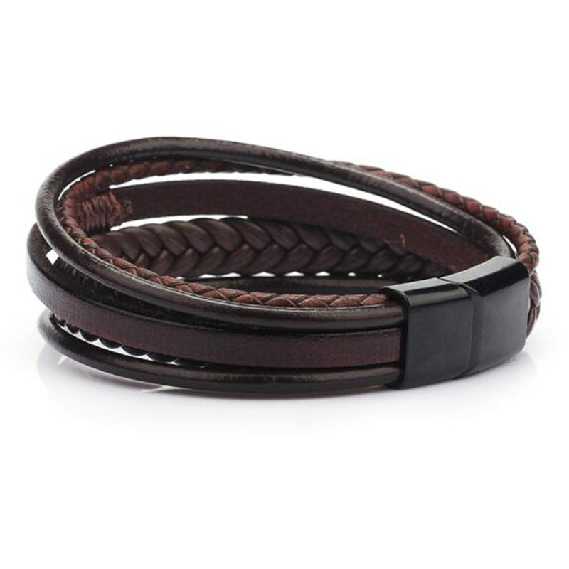 UNISEX GENUINE LEATHER FASHION BRACELET 