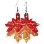 MAPLE LEATHER EARRINGS